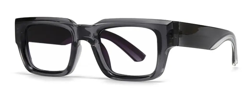 Men's Retro Square Blue Light Reading Glasses
