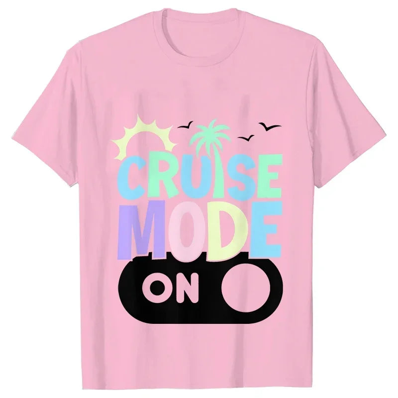 Cruise MODE On Family Matching Vacation T-Shirt