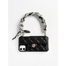 3D Camellia Leather Cover for iPhone