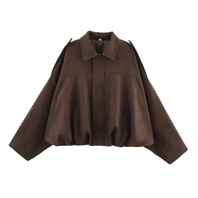 Women's Vintage O-Neck Single-Breasted Jacket
