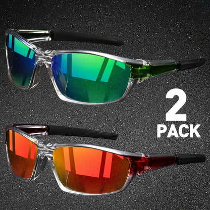 2pairs Sports Polarized Sunglasses