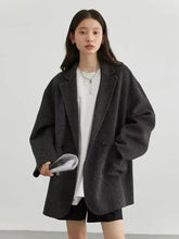 CHIC VEN Solid Loose Casual Jacket