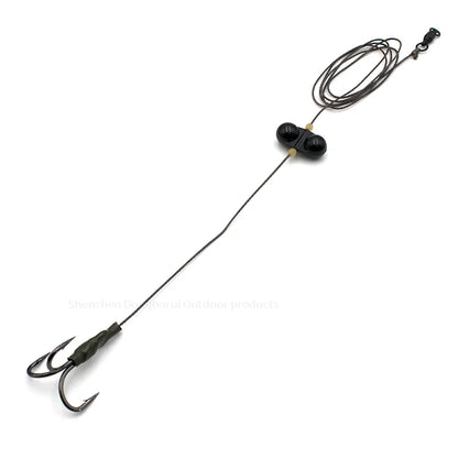 Heavy-Duty Catfish Rattle Rig with Double Hooks