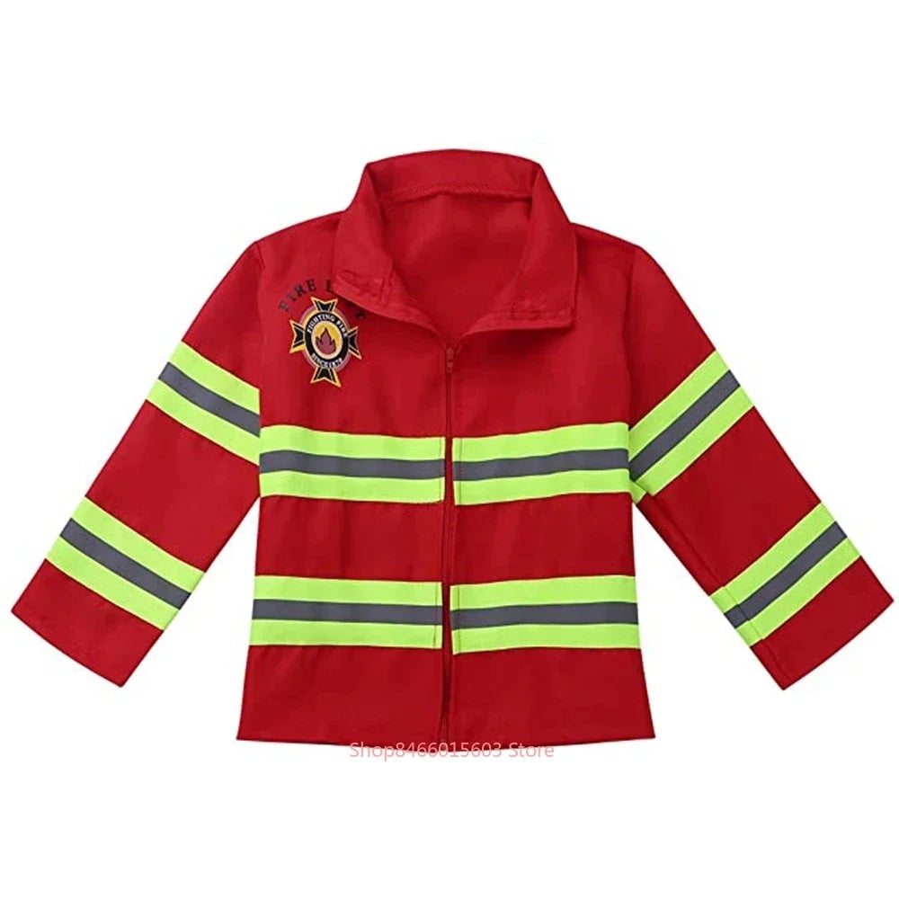 Halloween Kids Firefighter Uniform