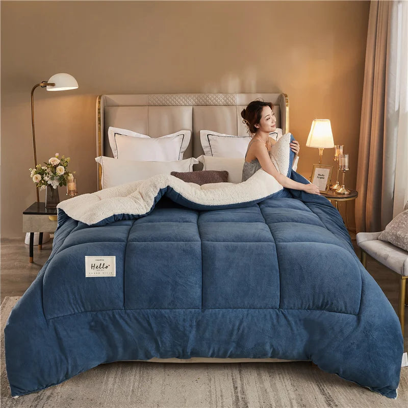 Thick Fleece Warm Blanket