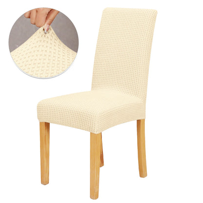 Luxurious Soft Velvet Stretch Chair Covers – Universal Slipcover Protector for Dining Room, Hotel & Office