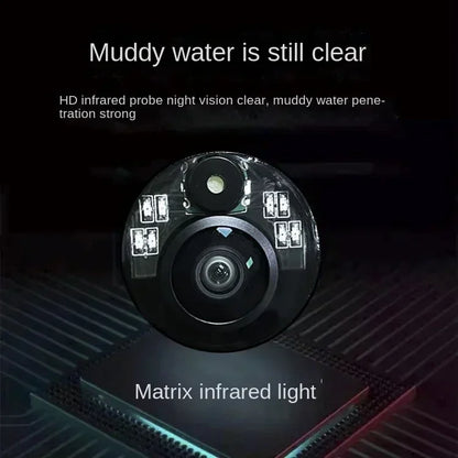 Underwater Night Vision Fishing Camera Probe with Temperature & Depth Sensor