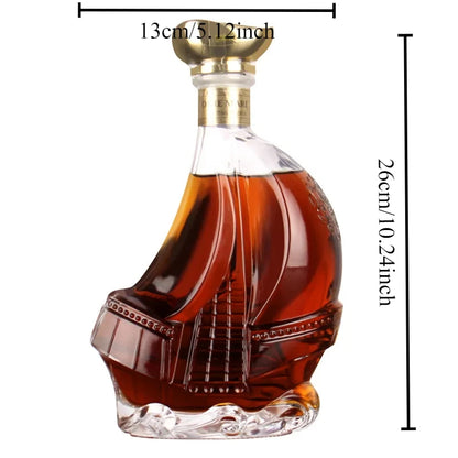 Ship Shaped Whiskey Decanter