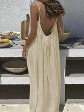 Loose Backless Summer Dress