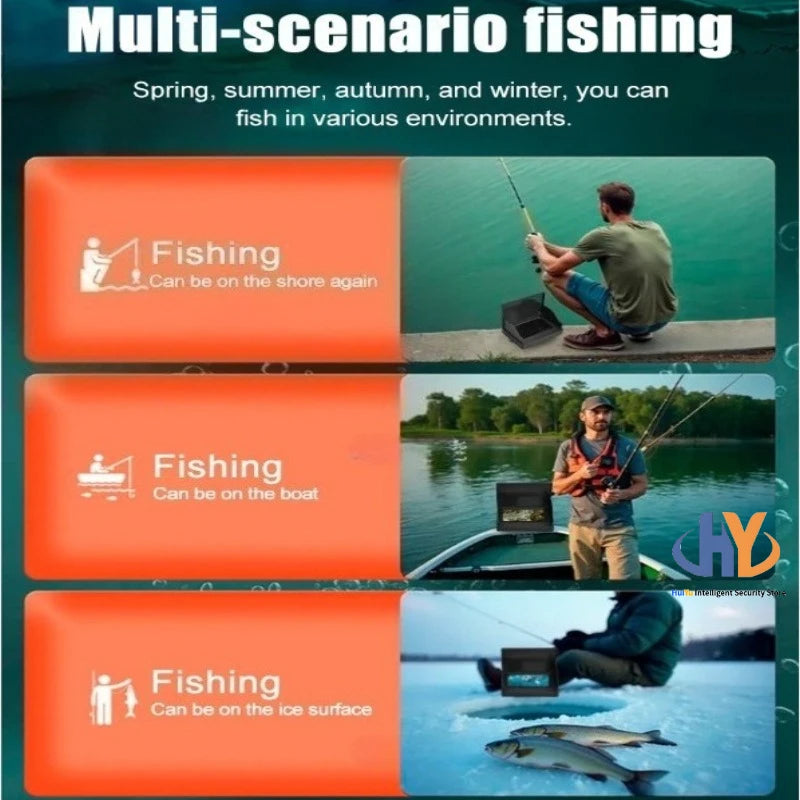 4.3-Inch 100M Underwater Fishing Camera & Fish Finder