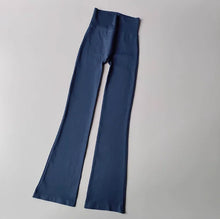 High Waist Compression Without Awkward Lines Micro Flared Yoga Pants