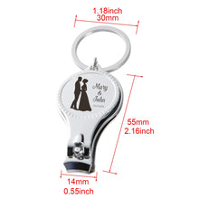 Nail Clipper Bottle Opener Keychain