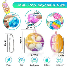 Multipack Mini Pop Keychain Party Favors