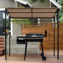 7ft Grill Canopy with Serving Shelf and Storage Hooks
