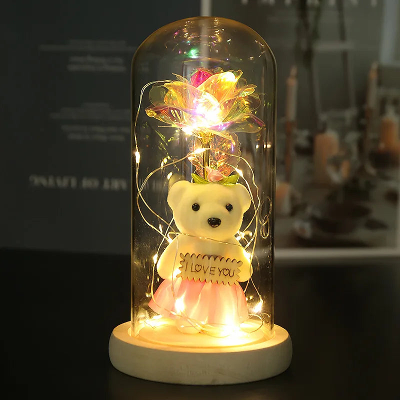 Valentines Day Eternal Rose LED Light
