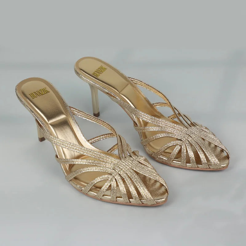 Women’s Retro Narrow Band High Heel Stiletto Pumps