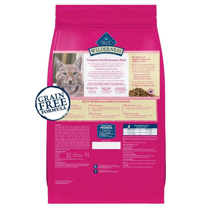 Blue Buffalo Wilderness High Protein Adult Cat Food - Salmon (9.5 lb Bag)