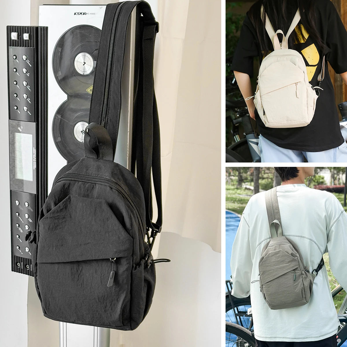 Lightweight Outdoor Crossbody Sling Bag for Cycling & Travel