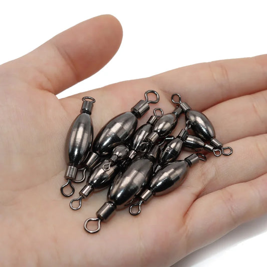 ZYZHE Fishing Swivel with Copper Weight Sinker (1.2g-11.3g)