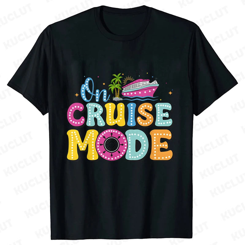 Unisex Cruise Vacation Graphic T-Shirt – Short Sleeve Travel Tee
