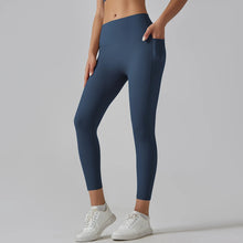 Solid Color Leggings With Pockets