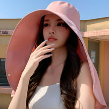Sunshade Visor Big Neck Protection Shawl Bucket Hat