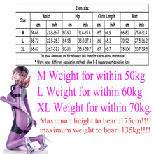 Glossy Smooth Elastic Long Sleeve Back Zipper Jumpsuit