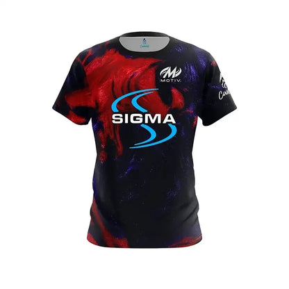 MOTIV Logo Purple Galaxy Performance Bowling Jersey