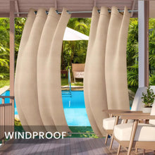 Waterproof Windproof Blackout Thermal Insulated Privacy Curtains for Garden Patio Gazebo