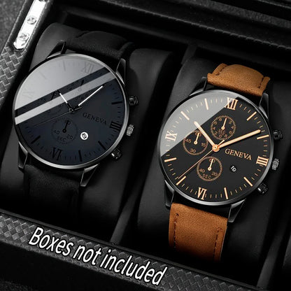 2 Pcs Wristwatch Set