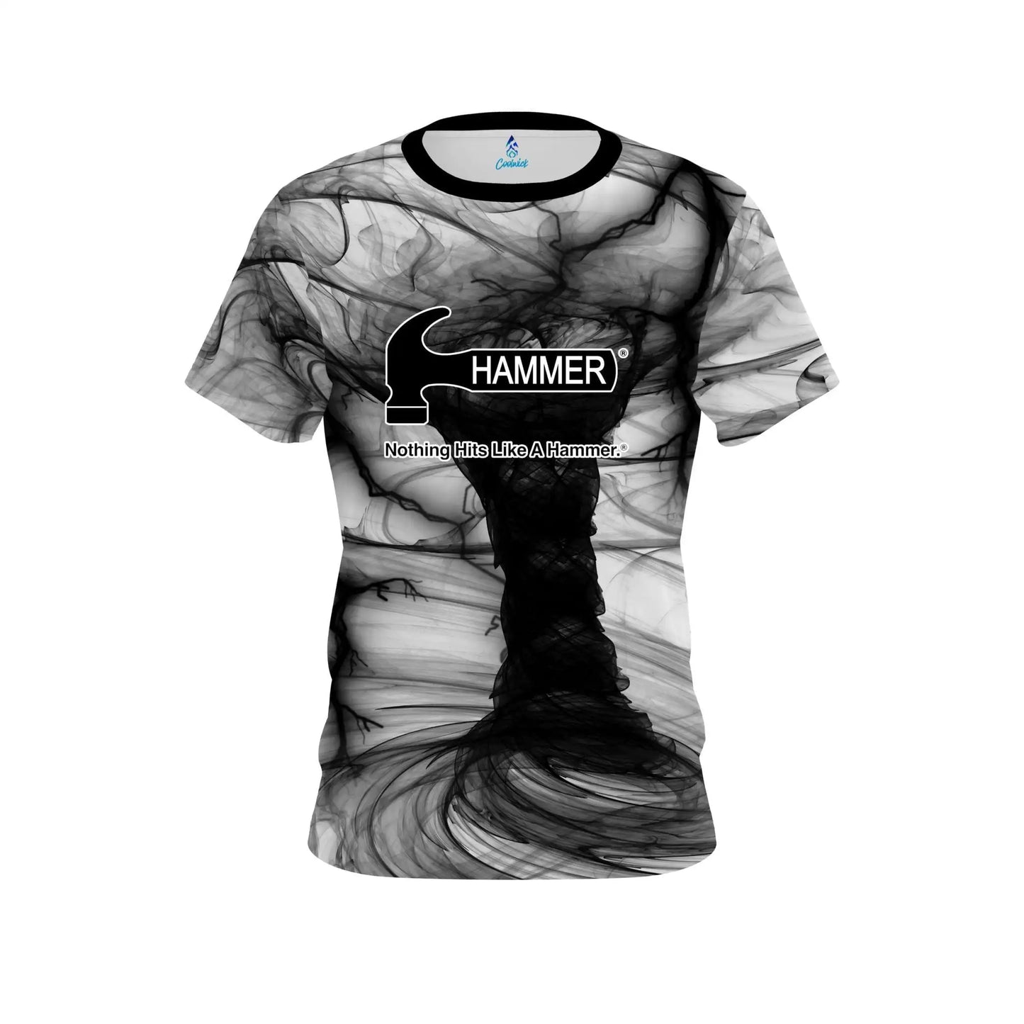 Hammer Graphic Color-Splash Performance Bowling Shirt