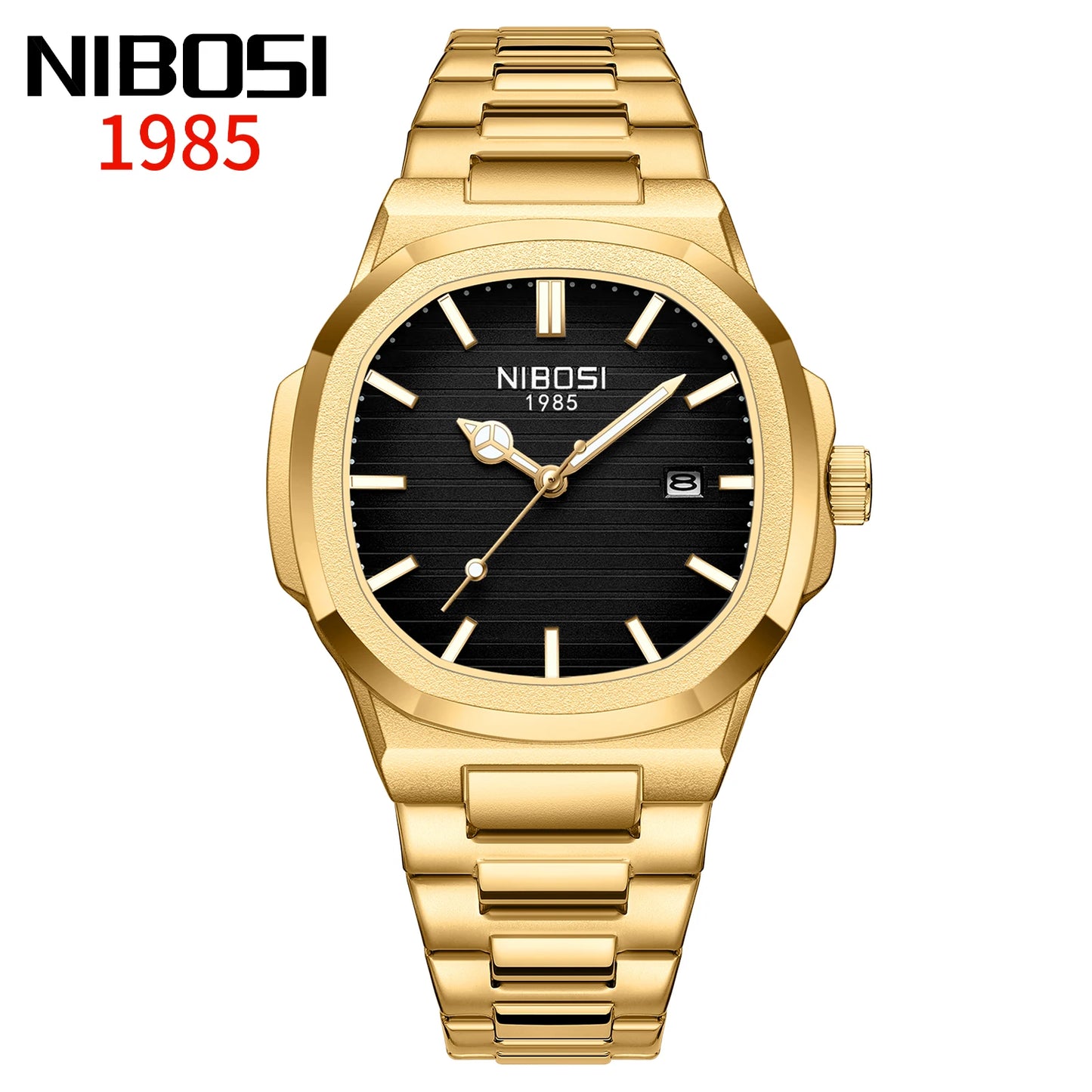 NIBOSI Stainless Steel Quartz Watch