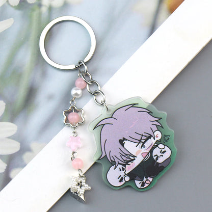 2-Piece Alien Stage Ivan & Till Anime Acrylic Keychain Set