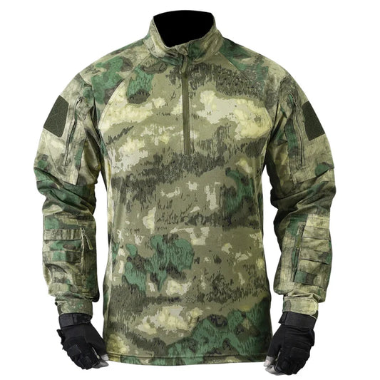 Men's Tactical Multicam Field Combat Long-Sleeve Shirt