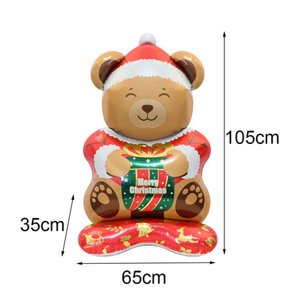 Standing Christmas Foil Balloons, Giant Christmas Tree Santa Snowman Reindeer Rocking Horse Balloons