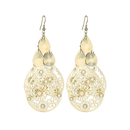 Floating Long Hook Earrings