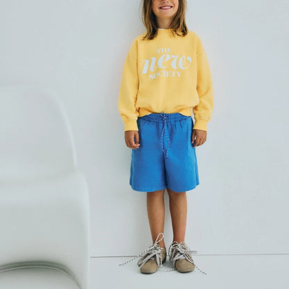 Children's Cotton Sweatshirt & Shorts 2-Piece Tracksuit Set