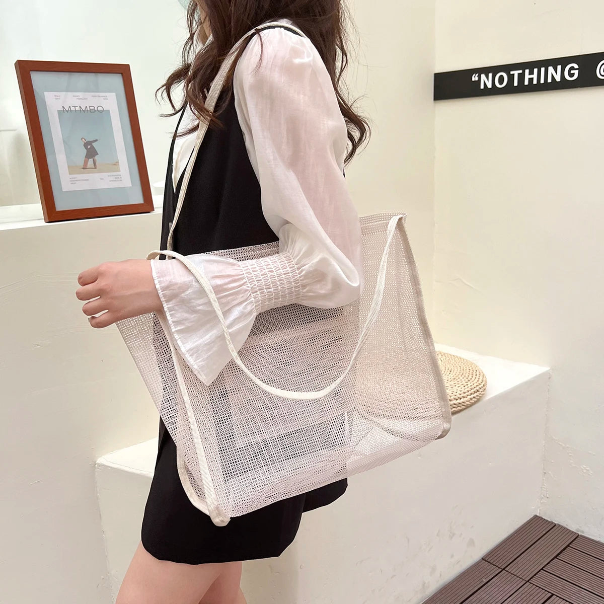 Yogodlns Trendy Mesh Tote