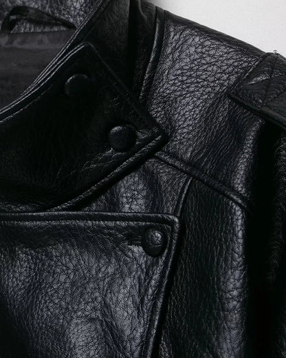 Women's Chic Faux Leather Jacket