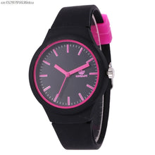 Fashion Simple Scale Quartz Watch with Silicone Band