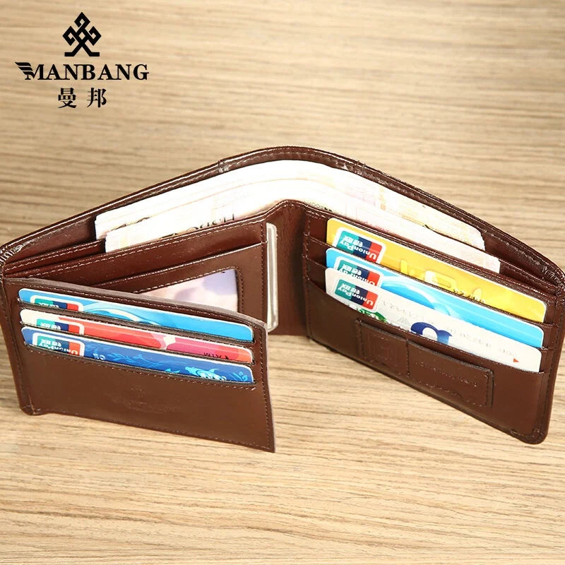 Genuine Leather Original Tri-Fold Wallet