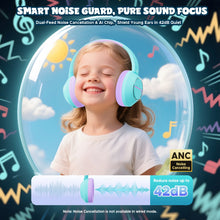 Nova1Pro Kids ANC Wireless Headphones 5.4 42dB Active Noise Cancellation with Mic