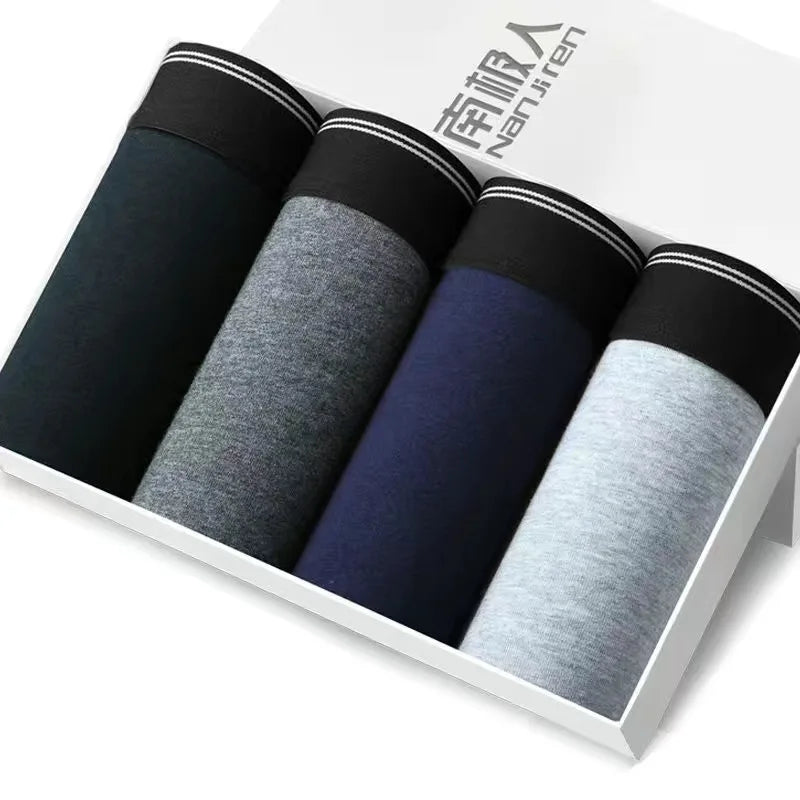Men's Cotton & Bamboo Fiber Boxer Shorts (8-Pack)