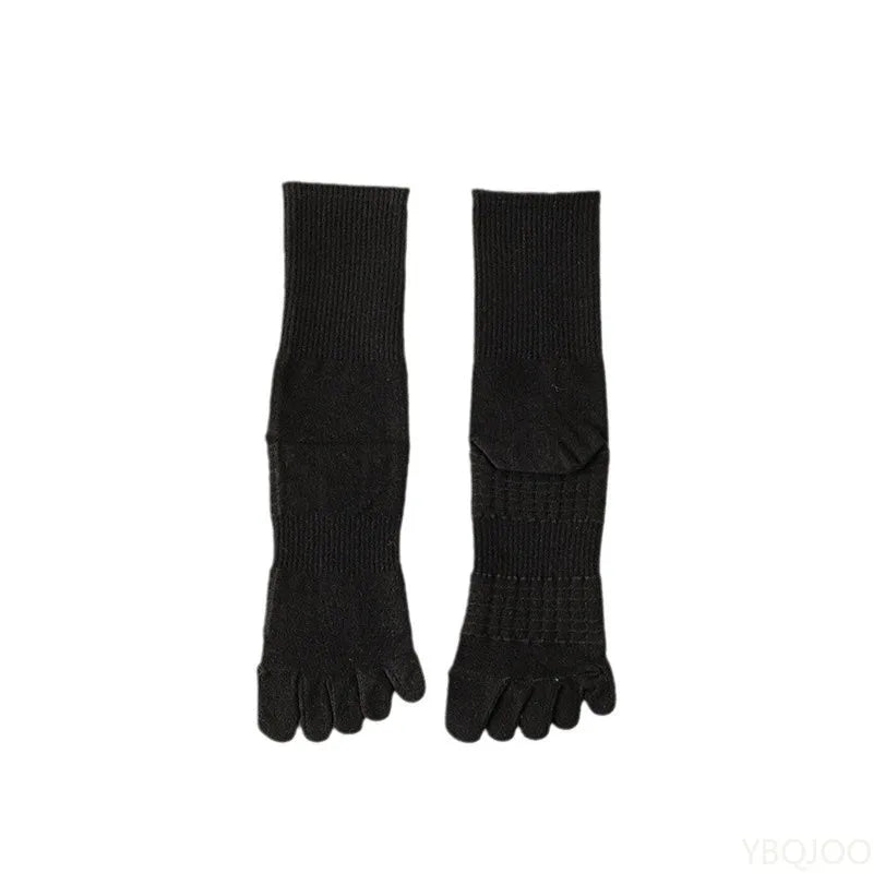 Women's Cotton Five-Finger Mid-Tube Split-Toe Socks (7-Pair Value Pack)