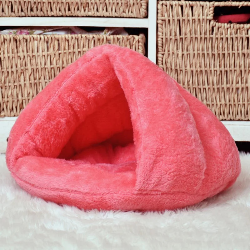 Triangle Shaped Warm Pet Bed