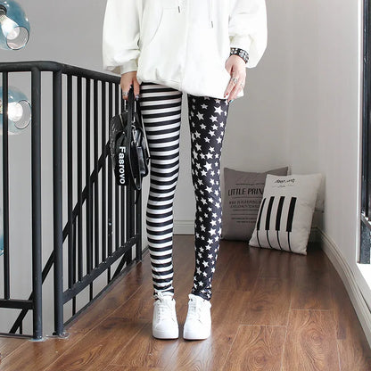 Casual and Colorful Leg Warmer Leggings