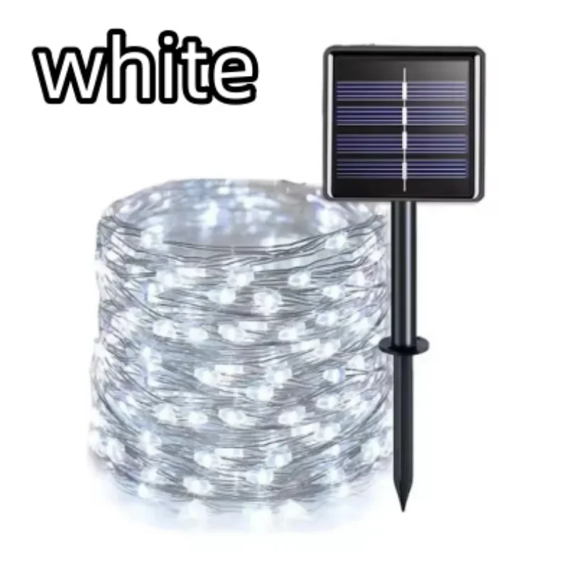 Outdoor Solar String Light 300/200/100/50 LED Fairy Garland 8 Mode Garden Yard Tree Christmas Party Waterproof Copper Wire Lamp