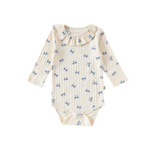 Heart Print Baby Girl 100% Cotton Long Sleeve Romper