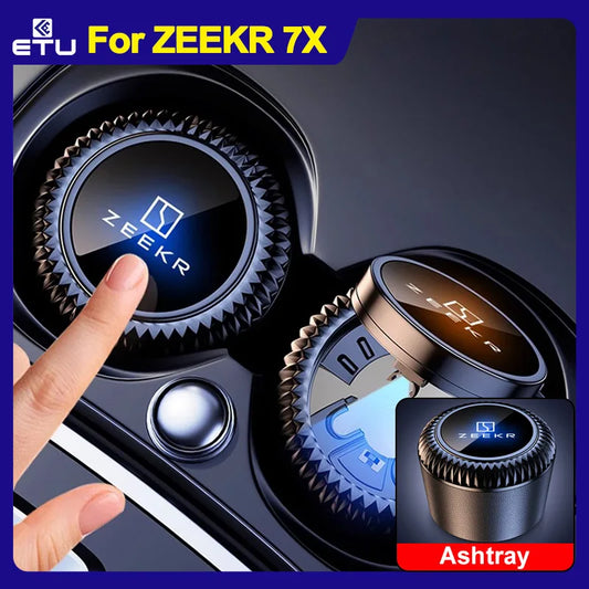 Smart Luminous Car Ashtray with LED Light for Zeekr Models