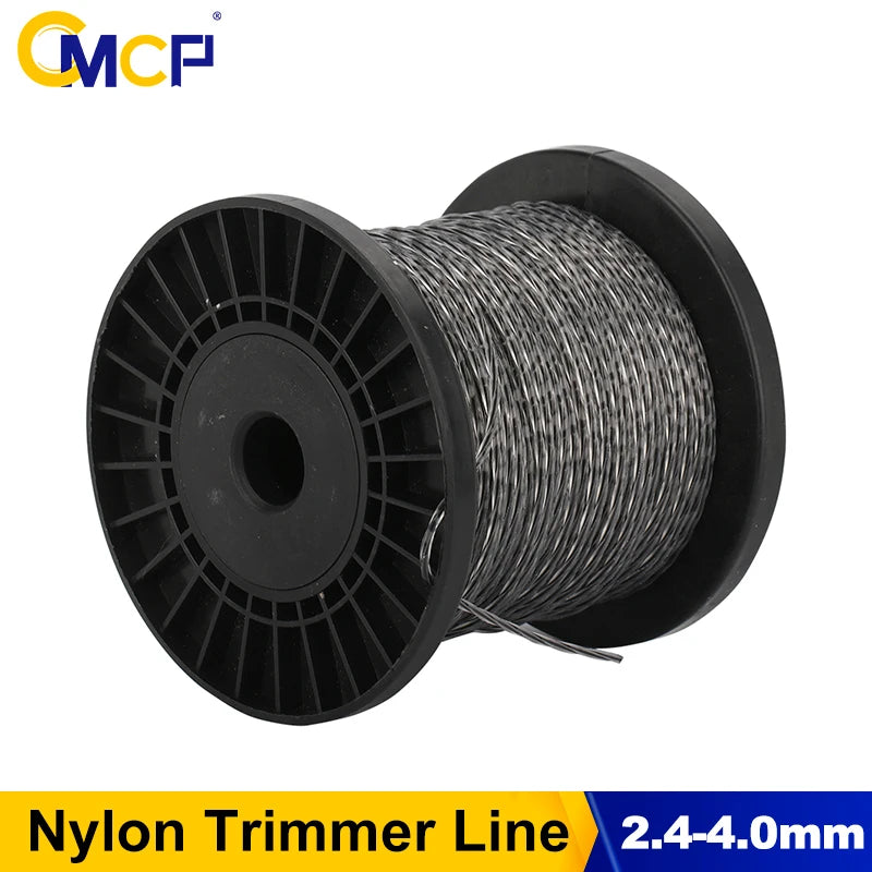 CMCP Heavy-Duty Square Nylon String Trimmer Line – Professional Weed Eater Replacement Cord